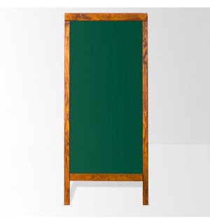 Penguen 60 cm x 110 cm Ahşap Ayaklı Menü Tahtası Yeşil